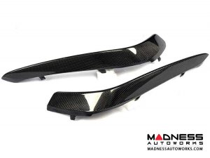 Mercedes-Benz W205 Front Fog Lamp Trims - Carbon Fiber Mercedes-Benz W205 Front Fog Lamp Trims - Carbon Fiber